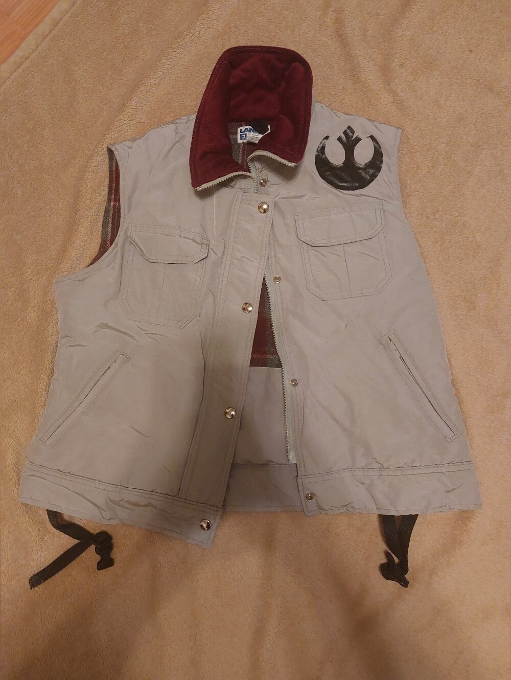 Vintage LANDS END Womens Utility Vest